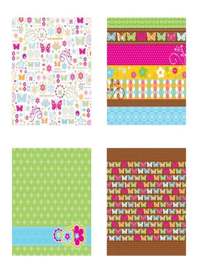DCWV Die Cuts DCWV Glittered and Foiled, Blossoms and Butterflies, 48 Sheets, 12 x 12 inches - Image 2